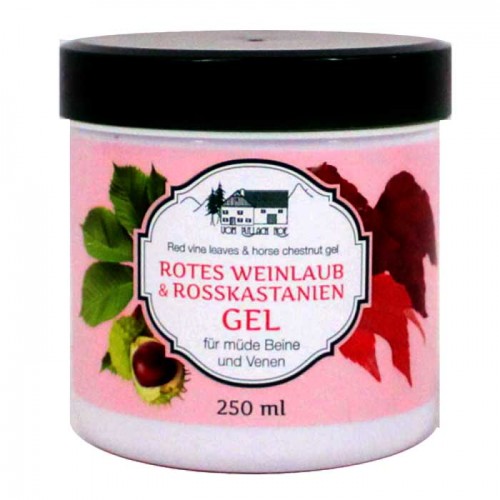 Rosskastanie Weinlaub 250 ml – Pullach Hof / Τζελ κάστανο- κόκκινο αμπέλι για κουρασμένα πόδια