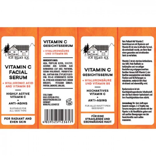 Vitamin C Serum 30ml - Pullach Hof Vitamin C Serum 30ml - Pullach Hof