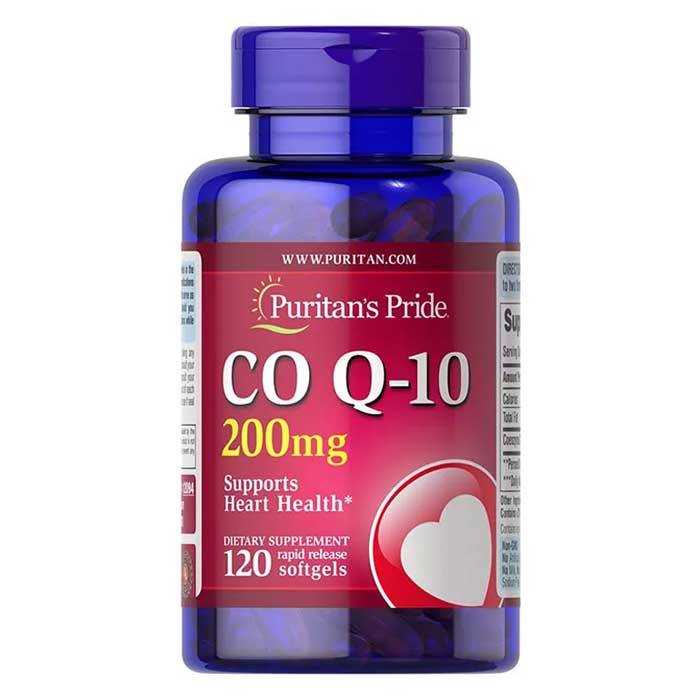 CO Q10 200 mg 120 Softgels - Puritan's Pride