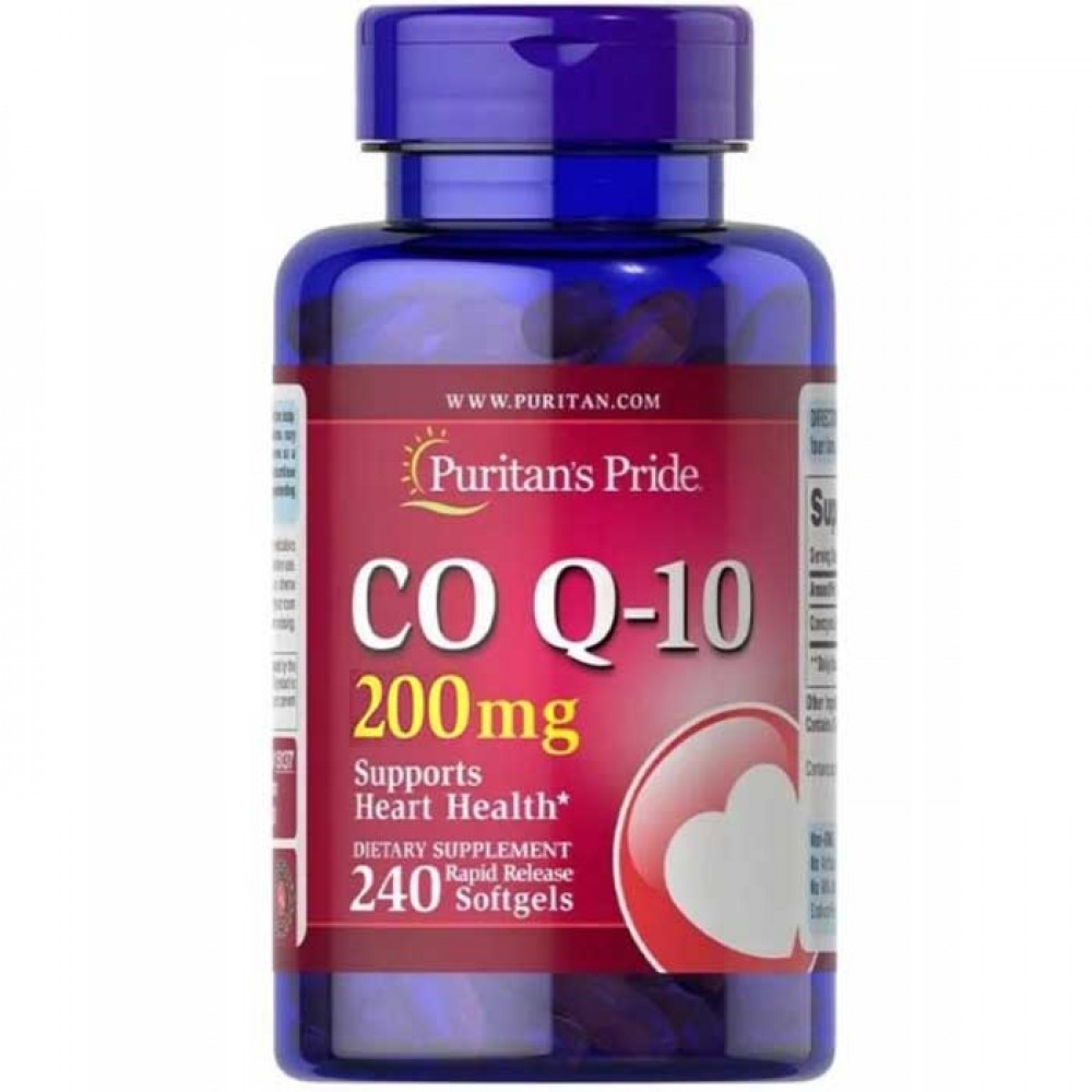 CO Q10 200 mg 240 Softgels - Puritan's Pride CO Q10 200 mg 240 Softgels - Puritan's Pride