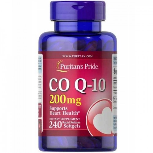 CO Q10 200 mg 240 Softgels - Puritan's Pride CO Q10 200 mg 240 Softgels - Puritan's Pride