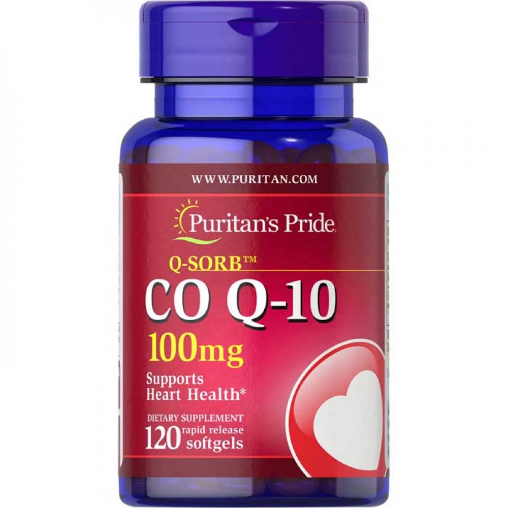 CO Q10 100 mg 120 Softgels - Puritan's Pride