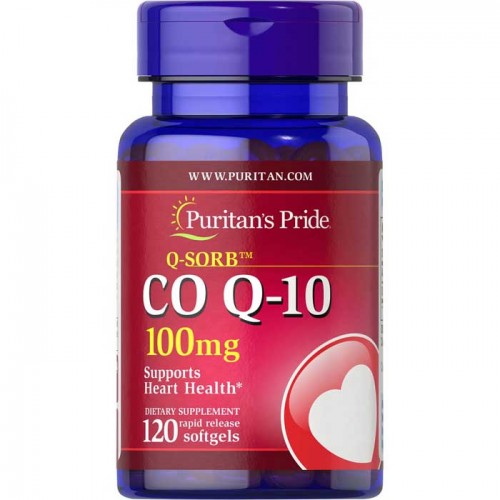 CO Q10 100 mg 120 Softgels - Puritan's Pride CO Q10 100 mg 120 Softgels - Puritan's Pride
