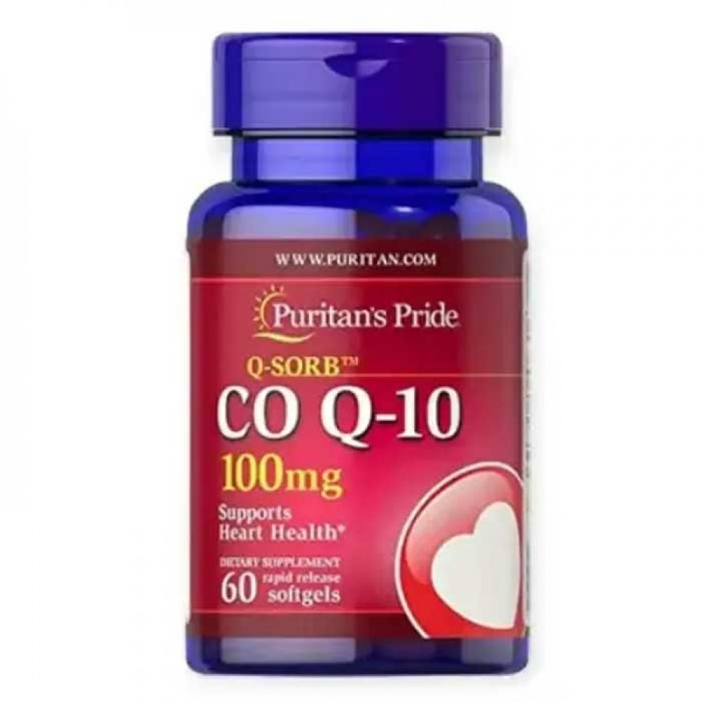 CO Q10 100 mg 60 Softgels - Puritan's Pride