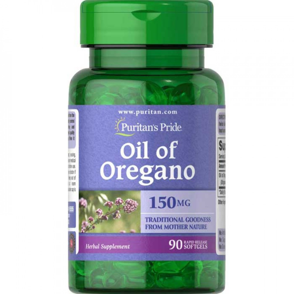 Oil of Oregano 150mg 90 softgels - Puritans Pride