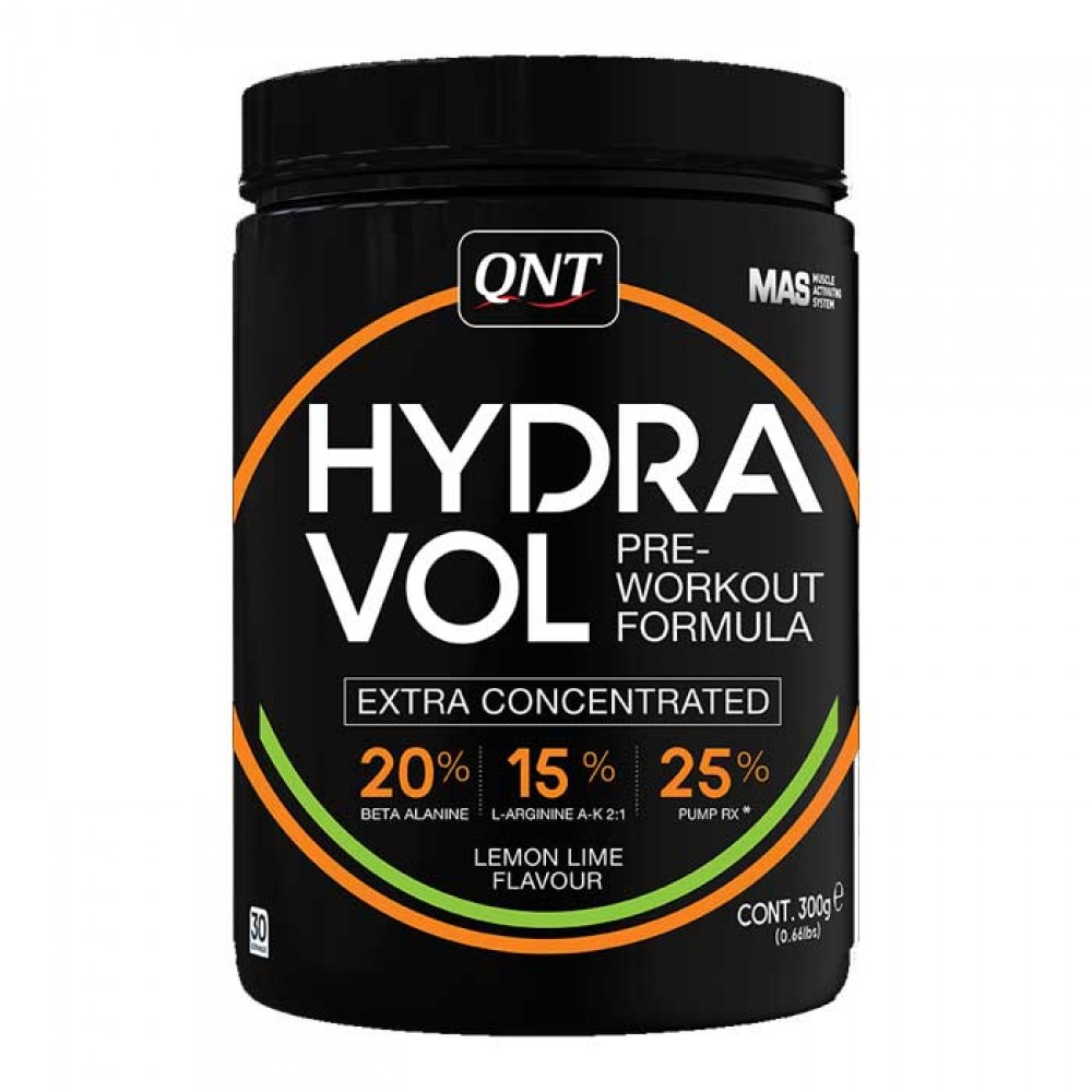 Hydravol Extra Concentred Pre-workout 300g - QNT Lemon-Lime