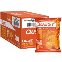 Tortilla Style Protein Chips 8x32g  Nacho Cheese - Quest