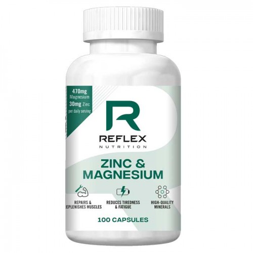 Zinc & Magnesium 100 caps - Reflex Nutrition Zinc & Magnesium 100 caps - Reflex Nutrition