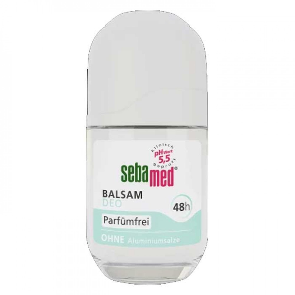 Deo Roll-On Balm 48h 50ml Fragrance Free - Sebamed