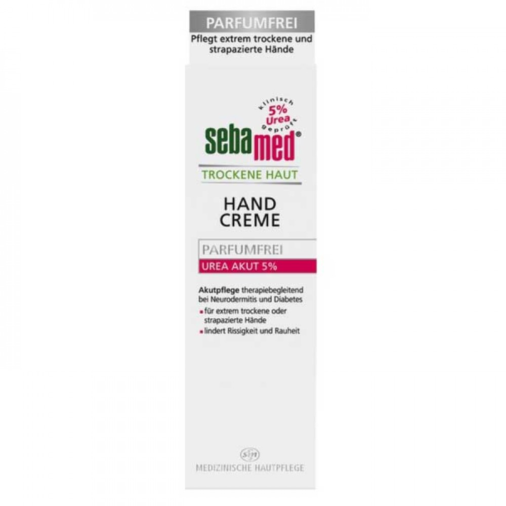 Hand Cream 5% Urea Parfumfrei 75ml - Sebamed / Κρέμα Χεριών με Ουρία