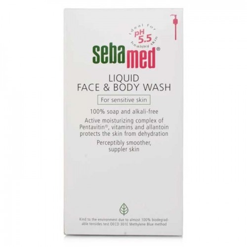 Liquid Face & Body Wash 1000ml - Sebamed