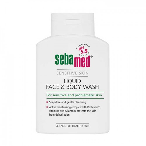 Liquid Face & Body Wash 200ml - Sebamed
