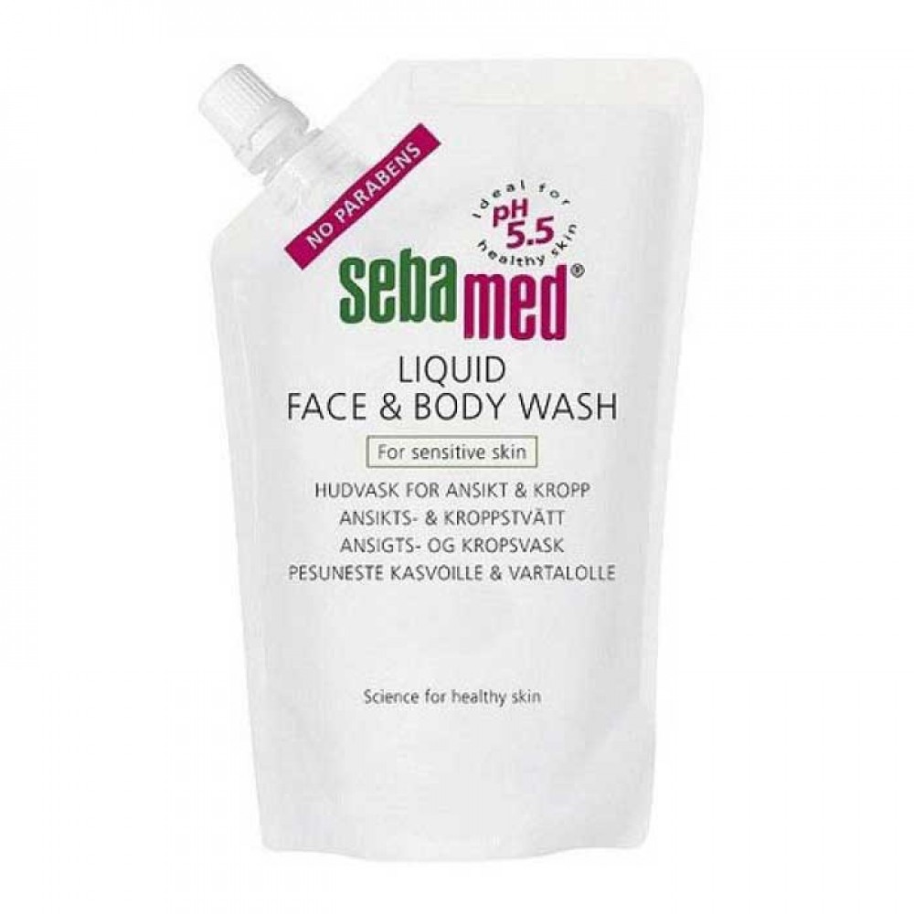 Liquid Face & Body Wash Refill 400ml - Sebamed