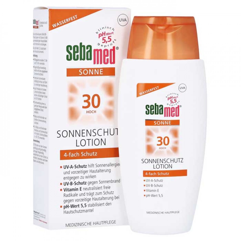 Sonnenschutz Lotion SPF-30 150ml - Sebamed / Αντηλιακή λοσιόν σώματος