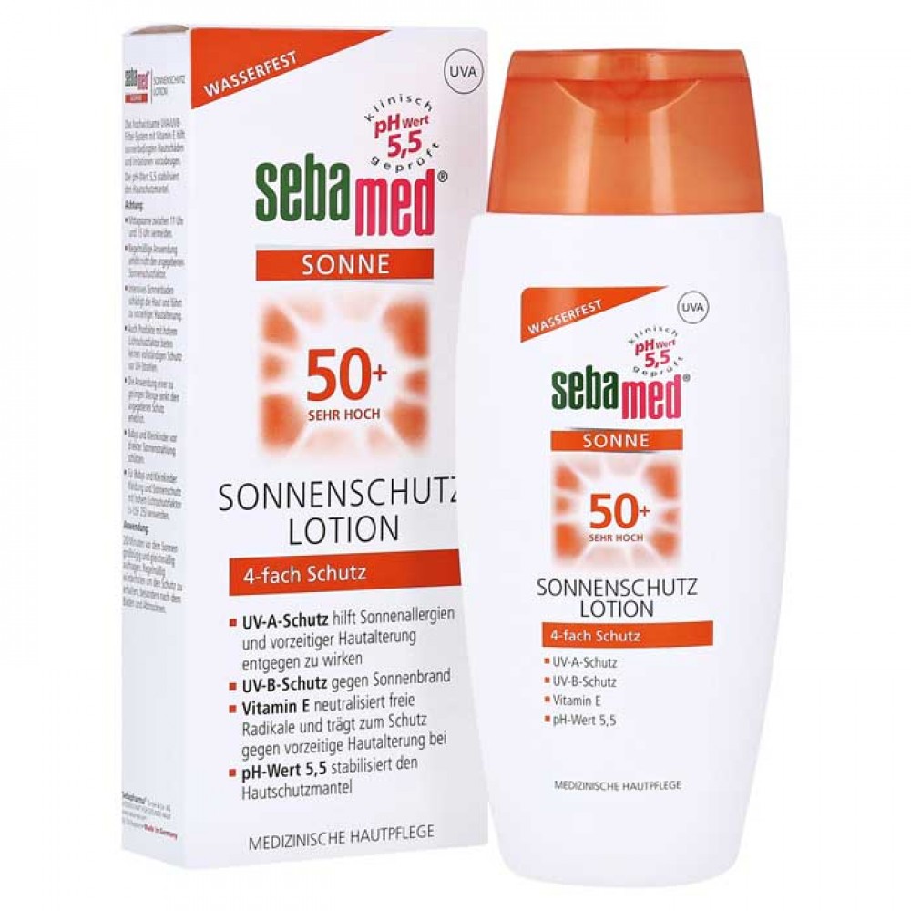Sonnenschutz Lotion SPF-50+ 150ml - Sebamed / Αντηλιακή λοσιόν σώματος