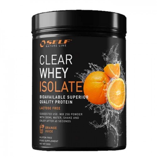 Clear Whey Isolate 500g - Self Omninutrition / Πρωτεΐνη 88% Χωρίς Λακτόζη Clear Whey Isolate 500g - Self Omninutrition / Πρωτεΐνη 88% Χωρίς Λακτόζη