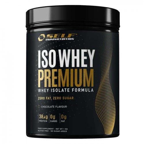 Iso Whey Premium 1kg CHOCOLATE 96% Protein - SELF Omninutrition Iso Whey Premium 1kg CHOCOLATE 96% Protein - SELF Omninutrition