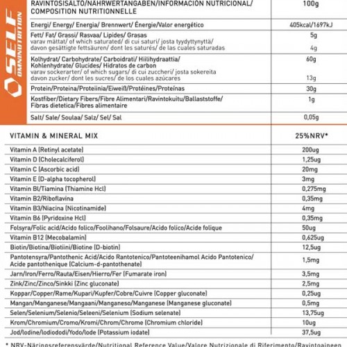 Mass Active Gainer 2kg - Self Omninutrition Mass Active Gainer 2kg - Self Omninutrition