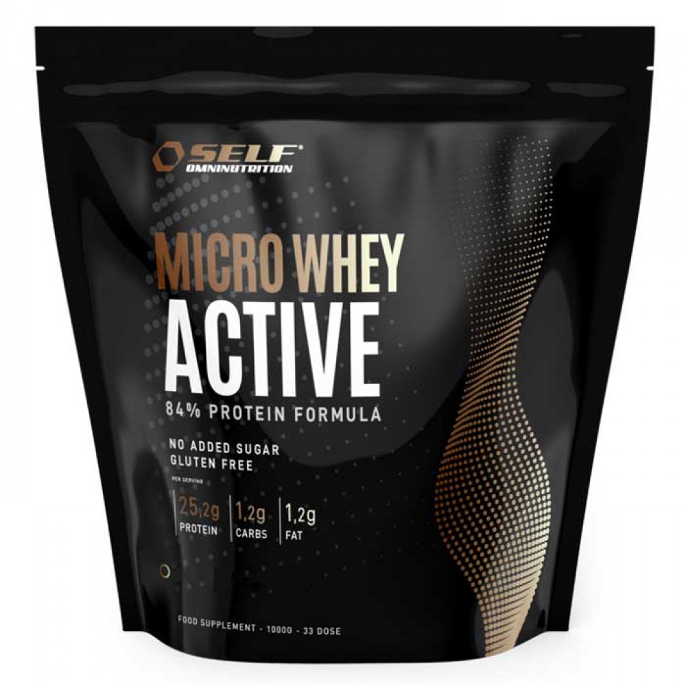 Micro Whey Active 1kg - Self / Πρωτεΐνη Γράμμωσης 84%