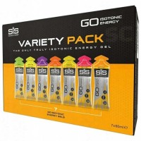 GO Isotonic Energy Gel 7x60ml Variety Pack - SIS