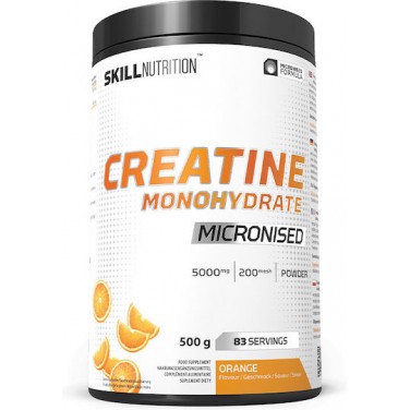 Creatine Monohydrate 500gr 200mesh / Skill - Orange / Πορτοκάλι