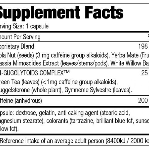 Stacker 2 Ephedra Free 100 κάψουλες / Λιποδιαλύτης 