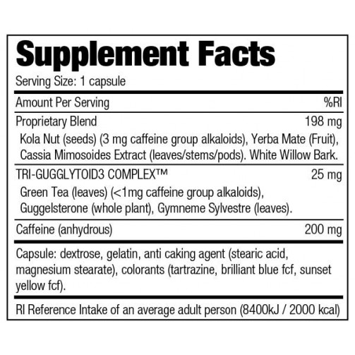 Stacker 2 Ephedra Free 100 κάψουλες / Λιποδιαλύτης