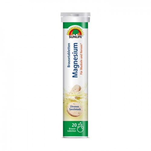 Magnesium 20 αναβράζοντα δισκία  - Sunlife / Μαγνήσιο Magnesium 20 αναβράζοντα δισκία  - Sunlife / Μαγνήσιο