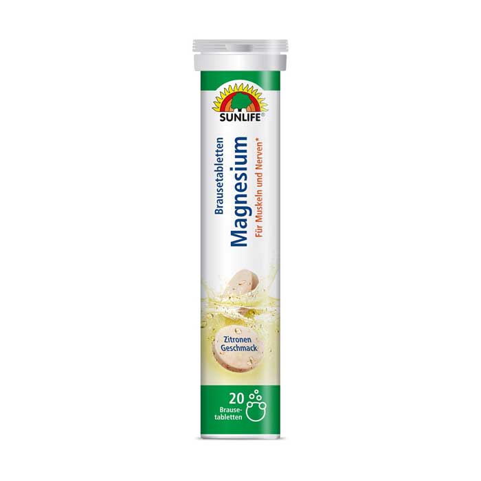 Magnesium 20 αναβράζοντα δισκία  - Sunlife / Μαγνήσιο
