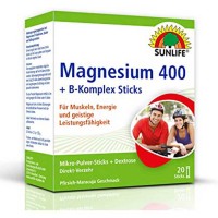 Magnesium 400 + B-Complex 20 Sticks - Sunlife 