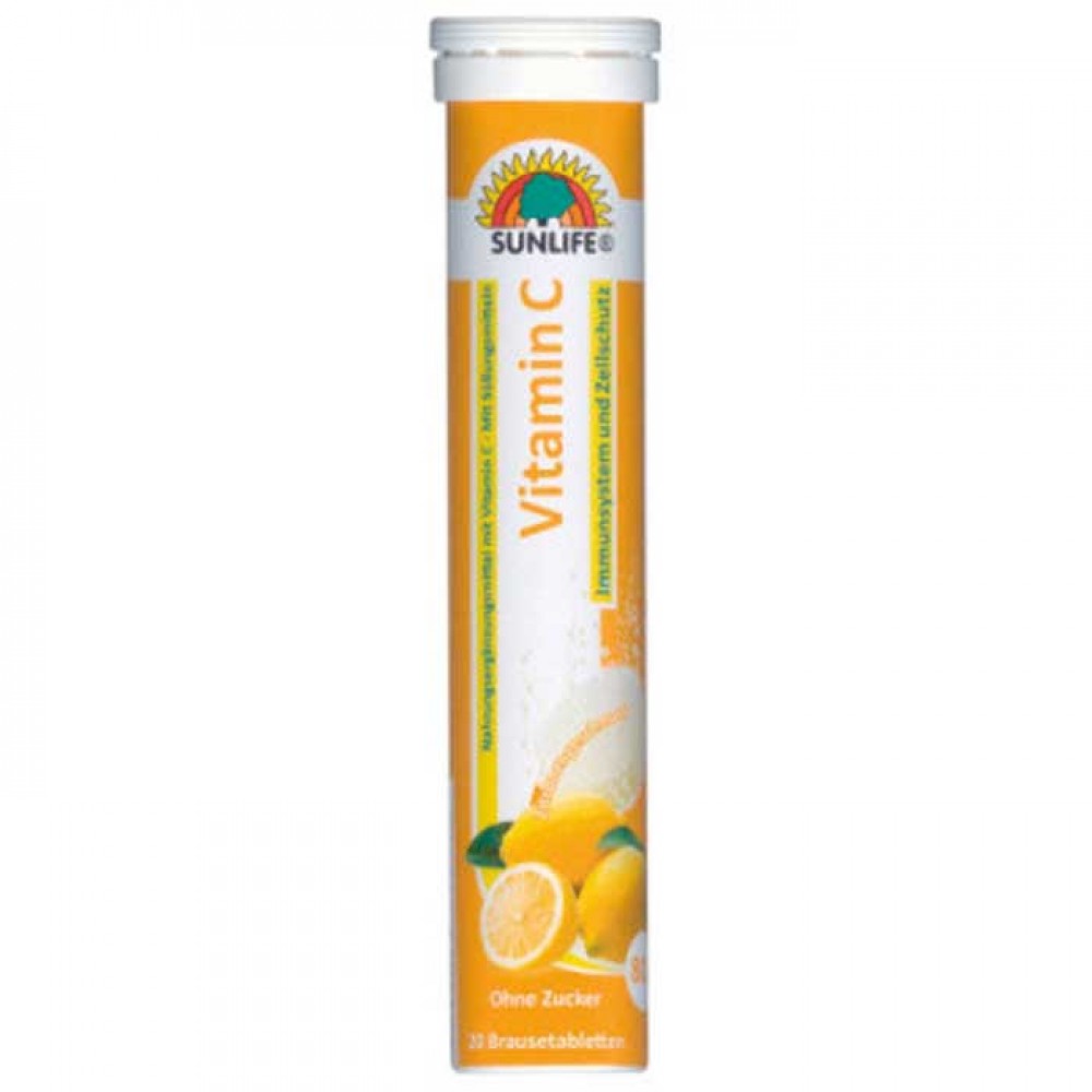 Vitamin C effervescent 20 tabs - Sunlife / αναβράζουσα C
