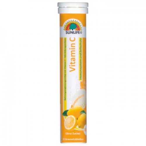 Vitamin C effervescent 20 tabs - Sunlife / αναβράζουσα C Vitamin C effervescent 20 tabs - Sunlife / αναβράζουσα C