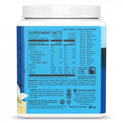 Warrior Blend Organic 750g Plant Based - SunWarrior