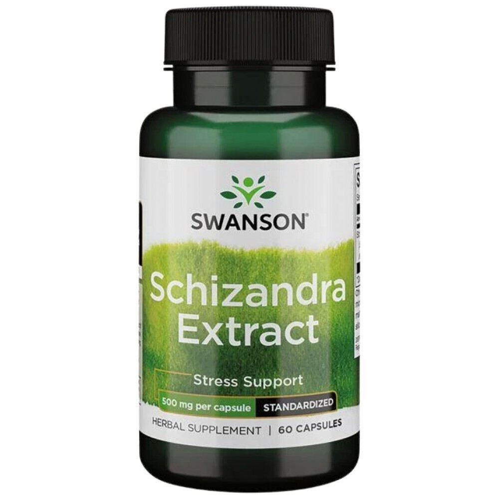 Schizandra Extract 500mg 60 caps - Swanson