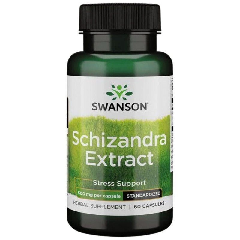 Schizandra Extract 500mg 60 caps - Swanson