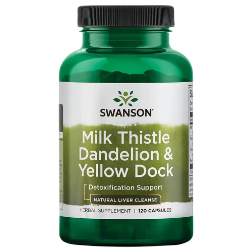 Milk Thistle Dandelion & Yellow Dock 120 caps - Swanson