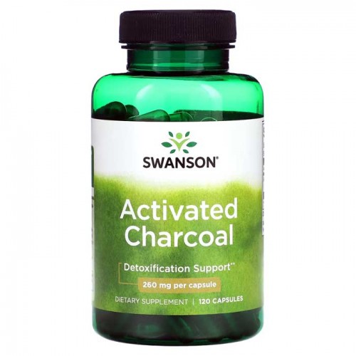 Activated Charcoal 120 caps - Swanson Activated Charcoal 120 caps - Swanson