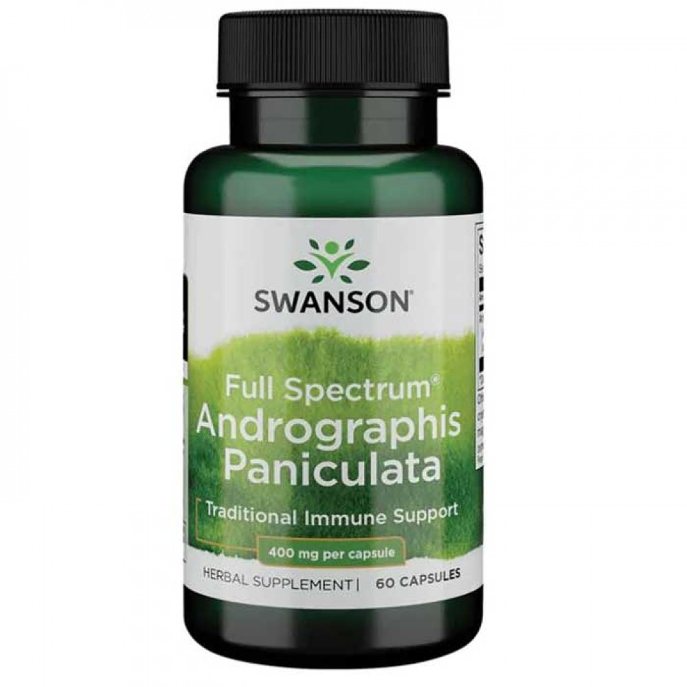 Andrographis Paniculata 400mg 60 caps - Swanson Full Spectrum