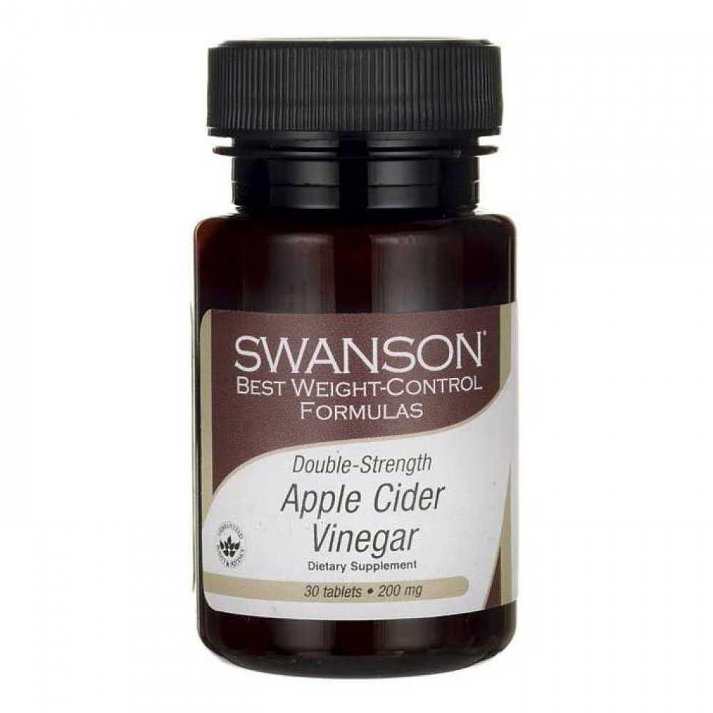 Apple Cider Vinegar Double-Strength  30 tabs - Swanson