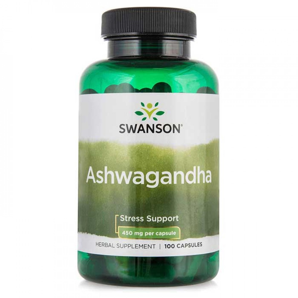Ashwagandha 900mg (450mg per cap) 100 κάψουλες - Swanson / Ανοσοποιητικό