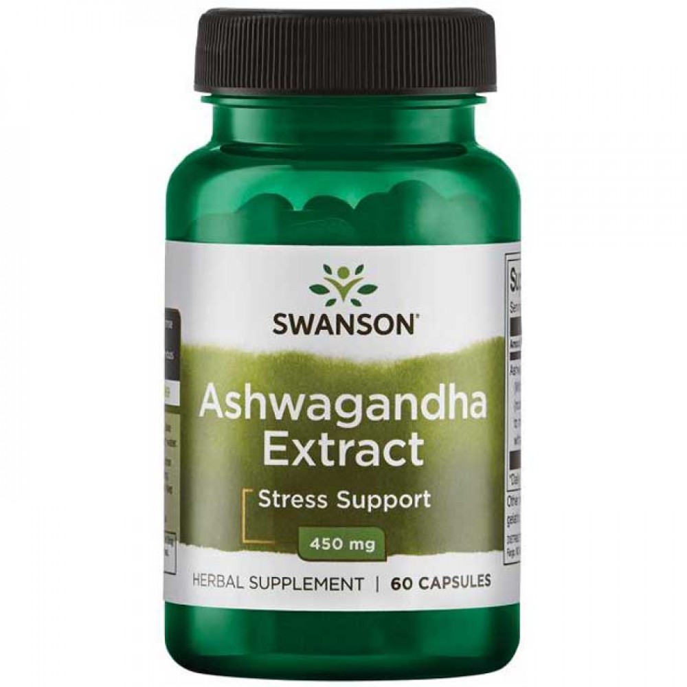 Ashwagandha Extract 450mg 60 caps - Swanson