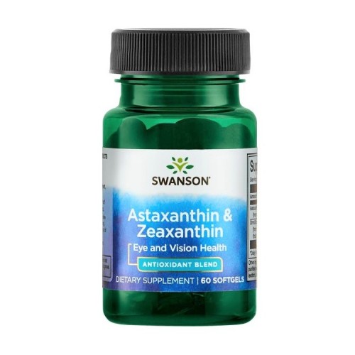 Astaxanthin & Zeaxanthine 60 caps - Swanson Astaxanthin & Zeaxanthine 60 caps - Swanson