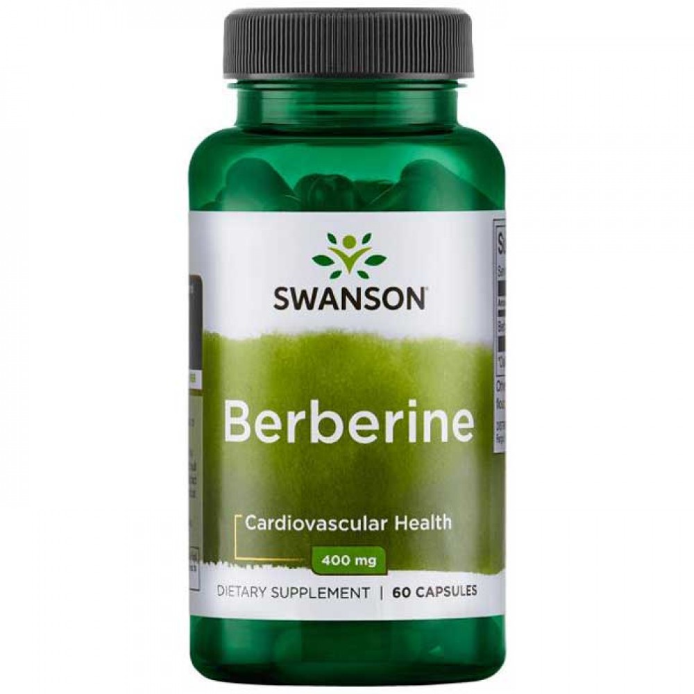 Berberine 400mg 60 caps - Swanson / Χοληστερόλη - Γλυκόζη