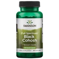 Black Cohosh 540mg 60 caps  - Swanson / εμμηνόπαυση