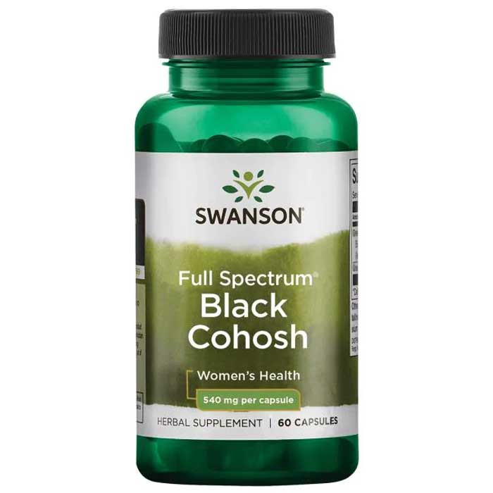 Black Cohosh 540mg 60 caps  - Swanson / εμμηνόπαυση
