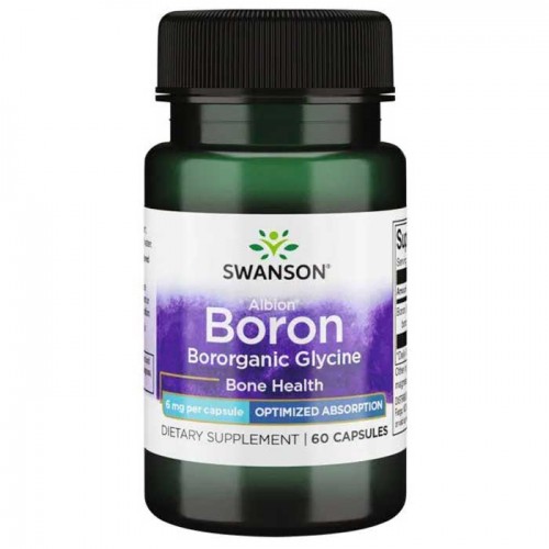 Boron Albion Bororganic Glycine 60 caps - Swanson Ultra