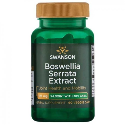Boswellia Serrata Extract 125mg 60 vcaps - Swanson Boswellia Serrata Extract 125mg 60 vcaps - Swanson
