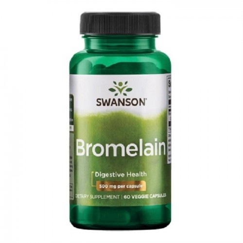 Bromelain 500mg 60Vcaps - Swanson