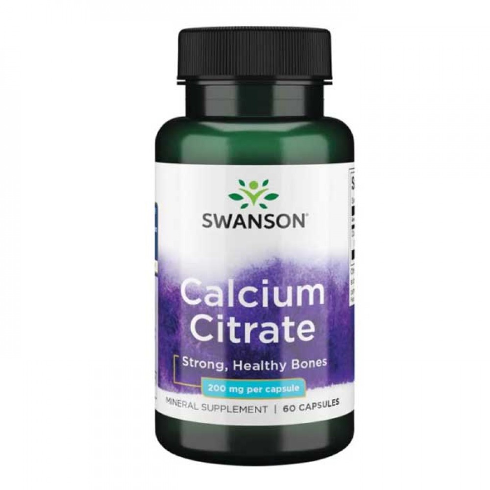 Calcium Citrate 60 caps - Swanson Premium