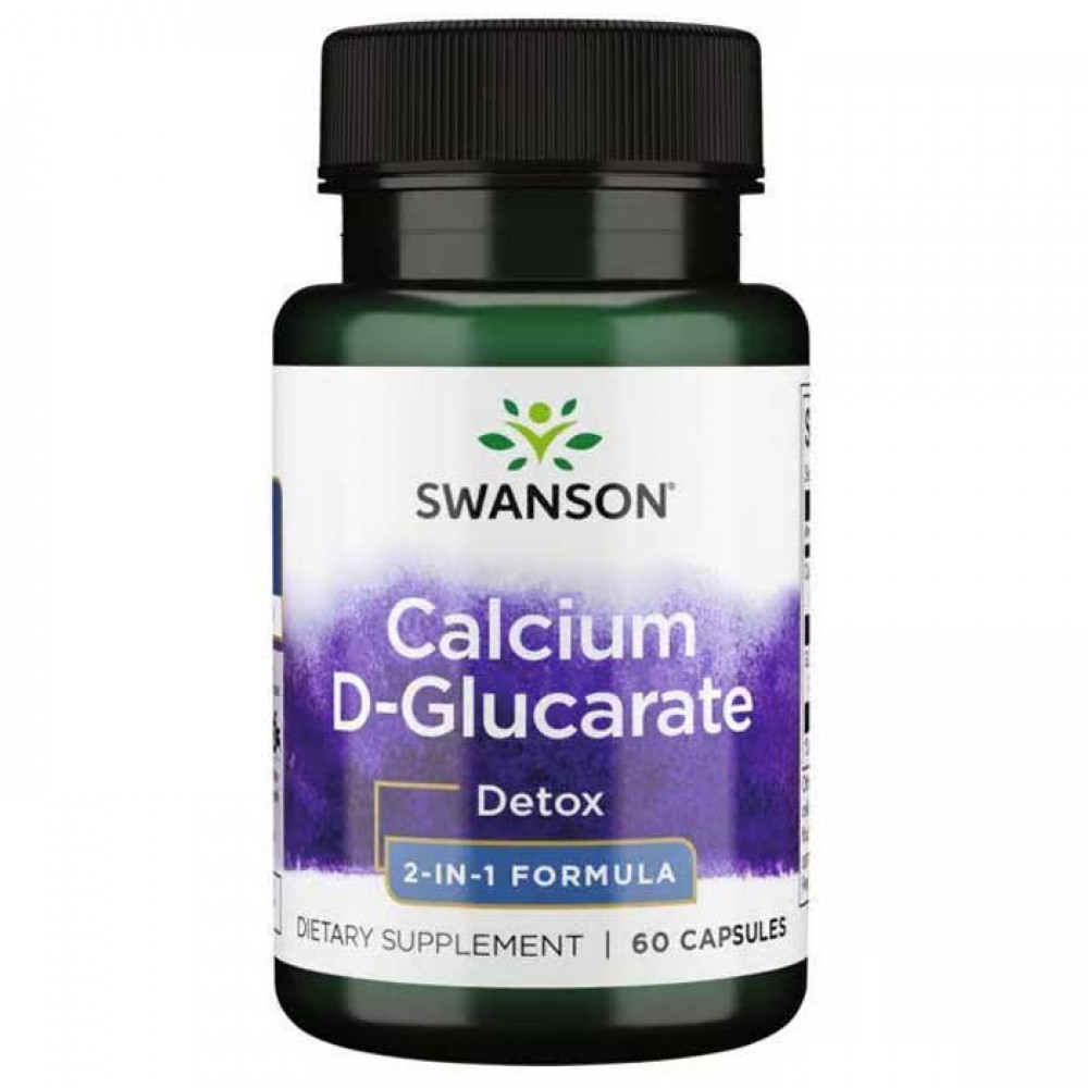 Calcium D-Glucarate 2in1 Formula 60 caps - Swanson